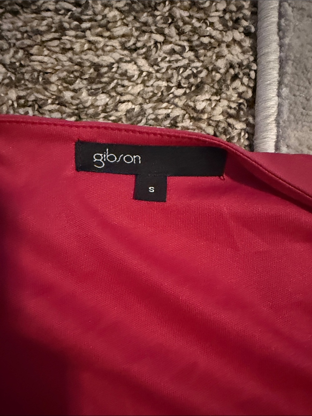 Gibson Raspberry Wrap Midi Dress with Ruffle Hem - Picture 2 of 4